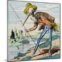 The Heron, from "Fables De La Fontaine"-null-Mounted Giclee Print