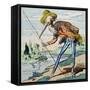 The Heron, from "Fables De La Fontaine"-null-Framed Stretched Canvas