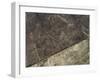 The Heron Geoglyph, aerial view, Nazca, UNESCO World Heritage Site, Ica Region, Peru, South America-Karol Kozlowski-Framed Photographic Print