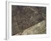 The Heron Geoglyph, aerial view, Nazca, UNESCO World Heritage Site, Ica Region, Peru, South America-Karol Kozlowski-Framed Photographic Print