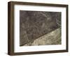 The Heron Geoglyph, aerial view, Nazca, UNESCO World Heritage Site, Ica Region, Peru, South America-Karol Kozlowski-Framed Photographic Print