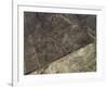 The Heron Geoglyph, aerial view, Nazca, UNESCO World Heritage Site, Ica Region, Peru, South America-Karol Kozlowski-Framed Photographic Print