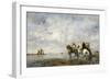 The Heron Hunt-Eugène Fromentin-Framed Giclee Print