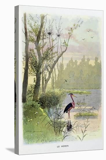 The Heron, La Fontaine's Fables-Firmin Bouisset-Stretched Canvas