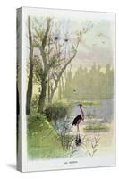 The Heron, La Fontaine's Fables-Firmin Bouisset-Stretched Canvas