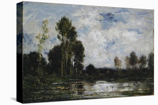 The Heron Pond, 1875-Leon Bakst-Stretched Canvas