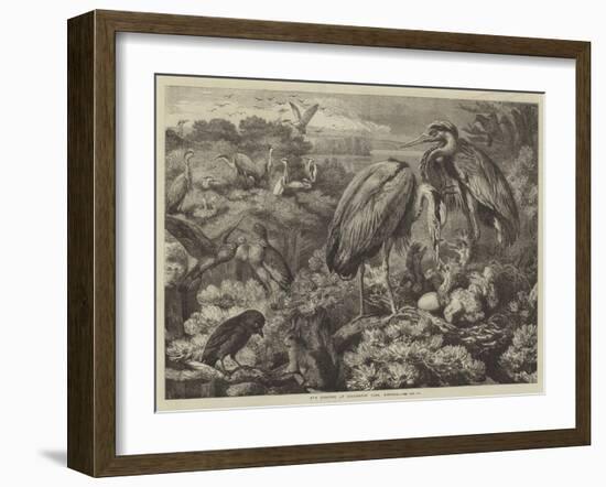 The Heronry at Didlington Park, Norfolk-Samuel John Carter-Framed Giclee Print