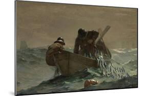 The Herring Net, 1885-Winslow Homer-Mounted Giclee Print