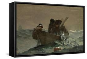 The Herring Net, 1885-Winslow Homer-Framed Stretched Canvas