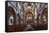 The Herz-Jesu-Kirche in Koblenz Is a Catholic Church in the Old Town of Koblenz-David Bank-Framed Stretched Canvas