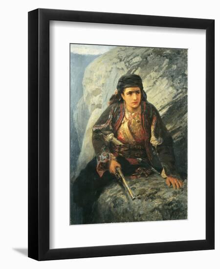 The Herzegovinian on Lookout, 1876-Vasilij Dmitrievich Polenov-Framed Giclee Print