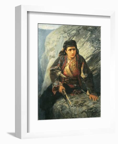 The Herzegovinian on Lookout, 1876-Vasilij Dmitrievich Polenov-Framed Giclee Print