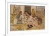 The Hhareem, Cairo, Egypt-John Frederick Lewis-Framed Giclee Print