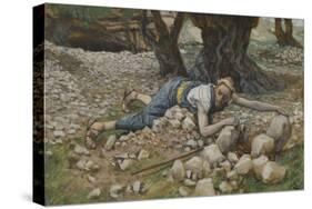 The Hidden Treasure from 'The Life of Our Lord Jesus Christ'-James Jacques Joseph Tissot-Stretched Canvas