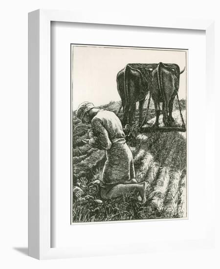 The Hidden Treasure-null-Framed Art Print