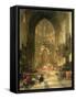 The High Altar of the Church of Ss. Giovanni E Paolo, Venice-David Roberts-Framed Stretched Canvas