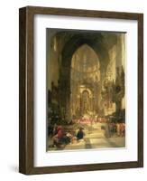 The High Altar of the Church of Ss. Giovanni E Paolo, Venice-David Roberts-Framed Giclee Print