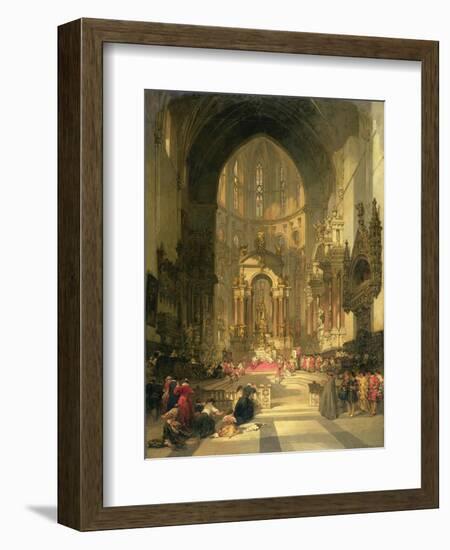 The High Altar of the Church of Ss. Giovanni E Paolo, Venice-David Roberts-Framed Giclee Print