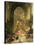 The High Altar of the Church of Ss. Giovanni E Paolo, Venice-David Roberts-Stretched Canvas