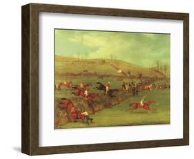 The High Bank-unknown Pollard-Framed Art Print