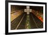 The high ceiling of the Metropolitan Cathedral of Saint Sebastian, Rio, Brazil-James White-Framed Photographic Print