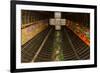 The high ceiling of the Metropolitan Cathedral of Saint Sebastian, Rio, Brazil-James White-Framed Photographic Print