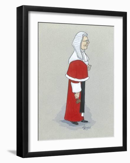 The High Court Judge-Simon Dyer-Framed Premium Giclee Print