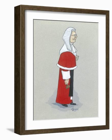 The High Court Judge-Simon Dyer-Framed Premium Giclee Print