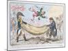 The High Flying Candidate (I.E Little Paul Goose) Mounting from a Blanket, Published by Hannah…-James Gillray-Mounted Giclee Print