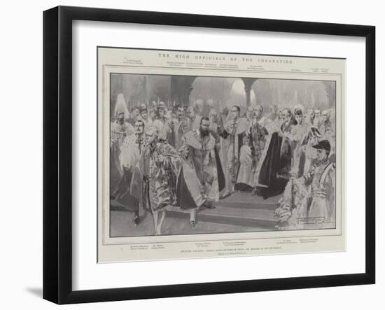 The High Officials of the Coronation-Thomas Walter Wilson-Framed Giclee Print