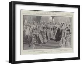 The High Officials of the Coronation-Thomas Walter Wilson-Framed Giclee Print