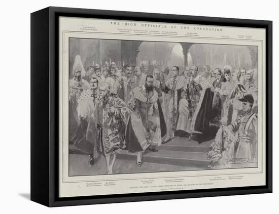 The High Officials of the Coronation-Thomas Walter Wilson-Framed Stretched Canvas