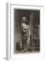 The High Priest at Nablus Reading the Pentateuch-Carl Haag-Framed Giclee Print
