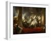 The High Priest Coresus Sacrificing Himself to Save Callirhoe-Jean-Honoré Fragonard-Framed Giclee Print