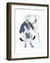 The High Priest' (Le Grand Prêtr), Ballet Costume Design, 1911-Leon Bakst-Framed Giclee Print