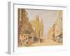 The High Street at Alencon-John Sell Cotman-Framed Giclee Print