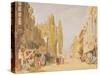 The High Street at Alencon-John Sell Cotman-Stretched Canvas