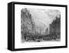 The High Street, Edinburgh, 1870-W Forrest-Framed Stretched Canvas