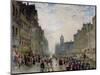 The High Street, Edinburgh-Samuel Bough-Mounted Giclee Print