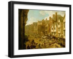 The High Street, Exeter, 1797-John White Abbott-Framed Giclee Print