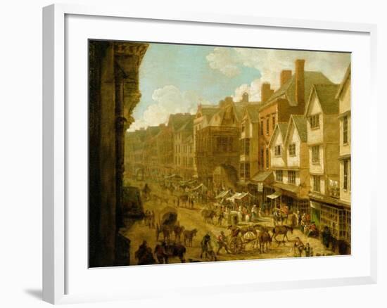 The High Street, Exeter, 1797-John White Abbott-Framed Giclee Print