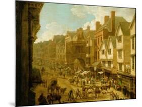 The High Street, Exeter, 1797-John White Abbott-Mounted Giclee Print