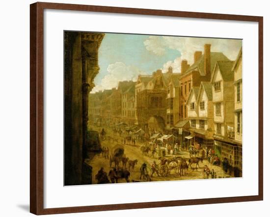 The High Street, Exeter, 1797-John White Abbott-Framed Giclee Print