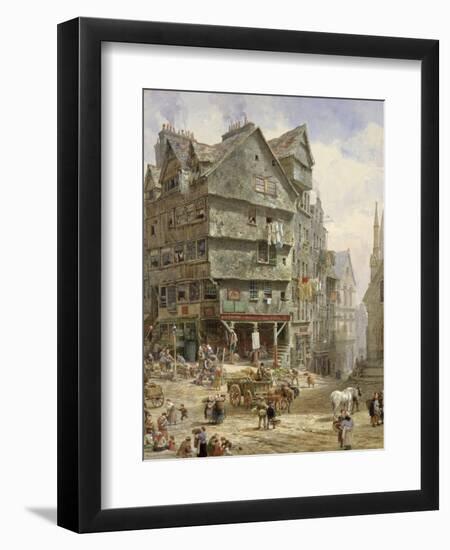 The High Street from the West Bow, Edinburgh-Louise J. Rayner-Framed Giclee Print