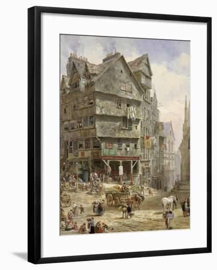 The High Street from the West Bow, Edinburgh-Louise J. Rayner-Framed Giclee Print