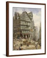 The High Street from the West Bow, Edinburgh-Louise J. Rayner-Framed Giclee Print