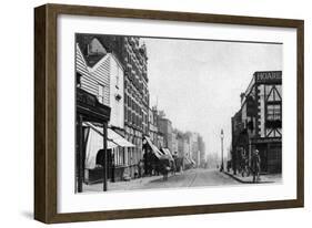 The High Street, Highgate Village, London, 1926-1927-McLeish-Framed Giclee Print