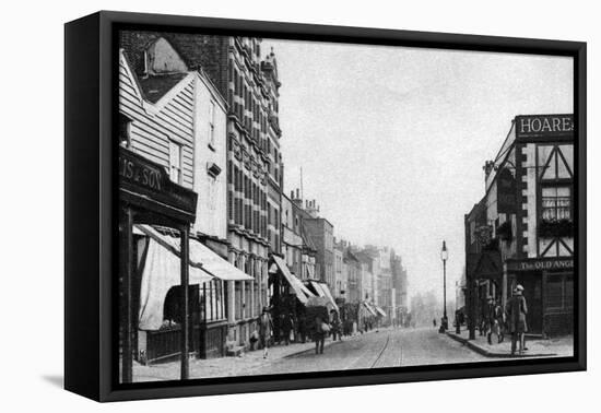 The High Street, Highgate Village, London, 1926-1927-McLeish-Framed Stretched Canvas