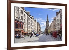 The High Street in Edinburgh Old Town-Neale Clark-Framed Photographic Print