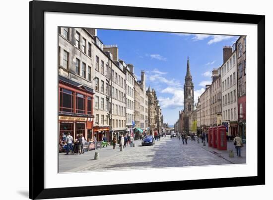 The High Street in Edinburgh Old Town-Neale Clark-Framed Photographic Print